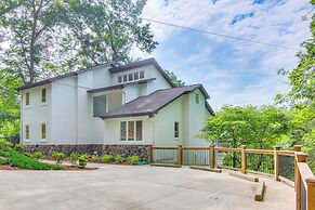 2-story Deck: Waterfront Lake Lure Home!