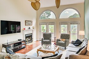 2-story Deck: Waterfront Lake Lure Home!