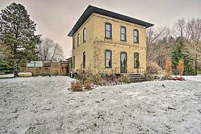 Historic Michigan Farmhouse w/ Grill & Fire Pit!