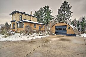 Historic Michigan Farmhouse w/ Grill & Fire Pit!