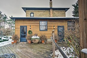 Historic Michigan Farmhouse w/ Grill & Fire Pit!