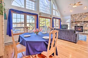 Near Hiking: Lakefront Albrightsville Home w/ Deck
