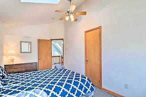 Near Hiking: Lakefront Albrightsville Home w/ Deck