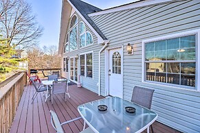 Near Hiking: Lakefront Albrightsville Home w/ Deck