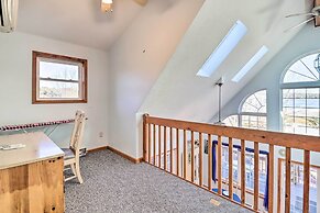Near Hiking: Lakefront Albrightsville Home w/ Deck