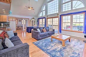 Near Hiking: Lakefront Albrightsville Home w/ Deck