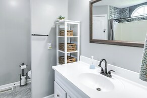 Above-ground Pool & Backyard at Murfreesboro Home!