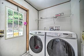 Tranquil Creekfront Bryson City Home w/ Grill!