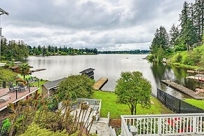 Lakeside Lacey Gem w/ Fire Pit + Private Dock