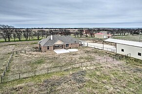 Secluded Krum Home w/ Patio & Gas Grill!