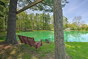 'the Red Pine Cabin' w/ Private Pond & Dock!