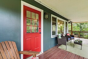 Deck + Fire Pit: Riverfront Sylva Getaway!