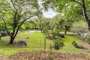 Deck + Fire Pit: Riverfront Sylva Getaway!