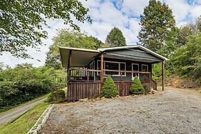 Deck + Fire Pit: Riverfront Sylva Getaway!