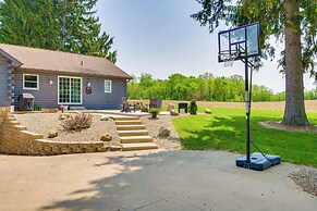 Spacious Massillon Log Cabin w/ Fire Pit!