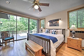 Mountain Views & Deck: Spacious Bryson City Home!