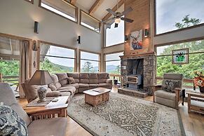 Mountain Views & Deck: Spacious Bryson City Home!