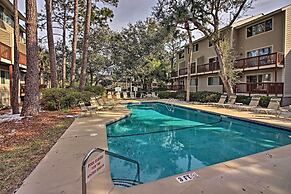 Walk to Beach: Villa w/ Balcony in Hilton Head!