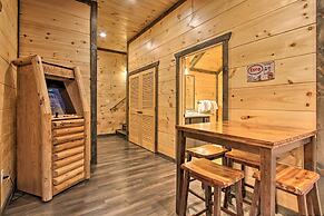 Luxe Cabin w/ Home Theater < 2 Miles to Gatlinburg