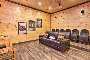 Luxe Cabin w/ Home Theater < 2 Miles to Gatlinburg
