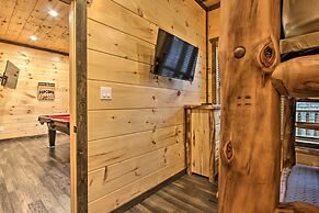 Luxe Cabin w/ Home Theater < 2 Miles to Gatlinburg