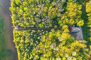 Scenic Hayward Lake View Retreat w/ Fire Pit