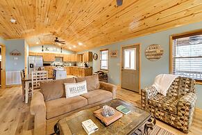 Cozy Waverly Cabin w/ Fireplace & Deck!