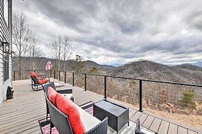 Scenic Hillside Cabin in Sylva w/ Hot Tub & Views!