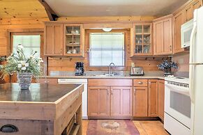 On Farm: Rustic Carmine Log Cabin w/ Porch!