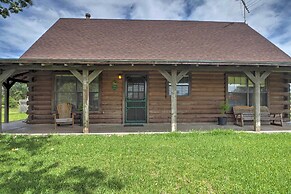 On Farm: Rustic Carmine Log Cabin w/ Porch!
