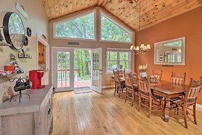 Rustic Red Cabin w/ Deck in Maggie Valley Club!