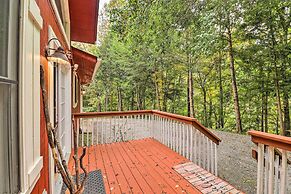 Rustic Red Cabin w/ Deck in Maggie Valley Club!