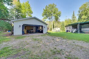 Houghton Lake Area Home w/ Fire Pit & Yard!