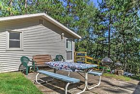 Lakefront Studio Cabin w/ Dock & Fire Pit!