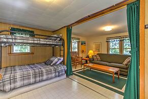 Lakefront Studio Cabin w/ Dock & Fire Pit!