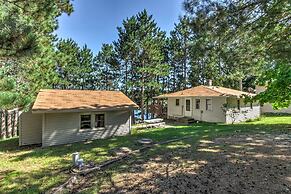 Lakefront Studio Cabin w/ Dock & Fire Pit!