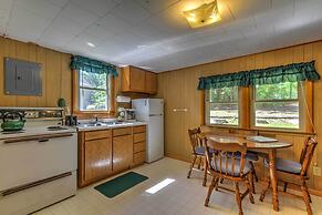 Lakefront Studio Cabin w/ Dock & Fire Pit!