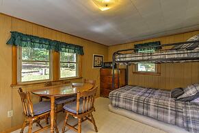 Lakefront Studio Cabin w/ Dock & Fire Pit!
