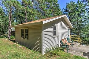 Lakefront Studio Cabin w/ Dock & Fire Pit!