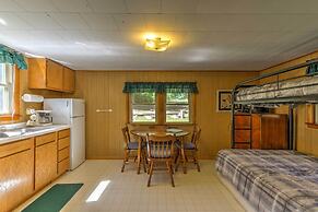 Lakefront Studio Cabin w/ Dock & Fire Pit!