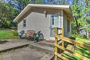 Lakefront Studio Cabin w/ Dock & Fire Pit!