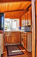 Remote Antimony Log Cabin w/ Green Meadow Views!