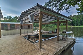 Rustic-chic Riverfront Home w/ Dock, Deck & Canoes