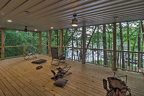 Rustic-chic Riverfront Home w/ Dock, Deck & Canoes