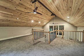 Rustic-chic Riverfront Home w/ Dock, Deck & Canoes