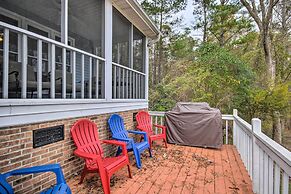 Sunny Lakefront Escape in Prosperity w/ Dock!