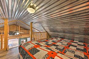 Lakefront Cabin w/ 2 Lofts, Boats on 4 Acres