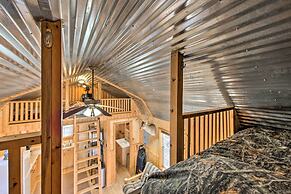 Lakefront Cabin w/ 2 Lofts, Boats on 4 Acres