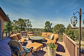 Large Ruidoso Home w/ Stunning Views & Hot Tub!