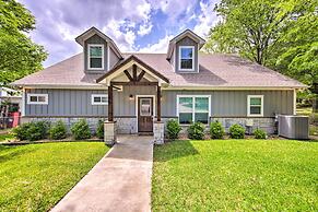 Private Dock & Boat House: Lakefront Mabank Home